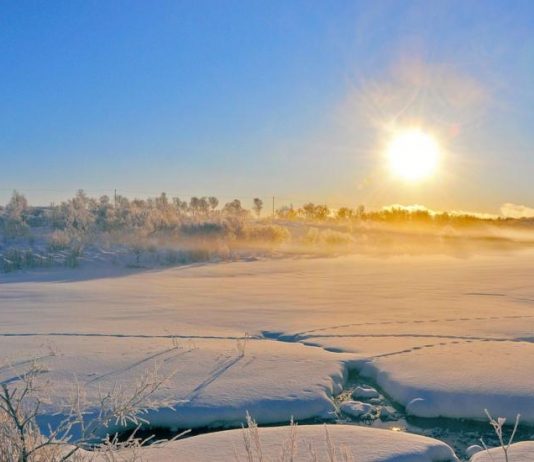 vinter sol smelt