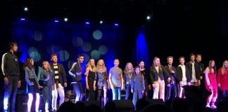 Konsertbilde fra MGP jr på Milepelen