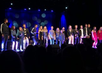 Konsertbilde fra MGP jr på Milepelen